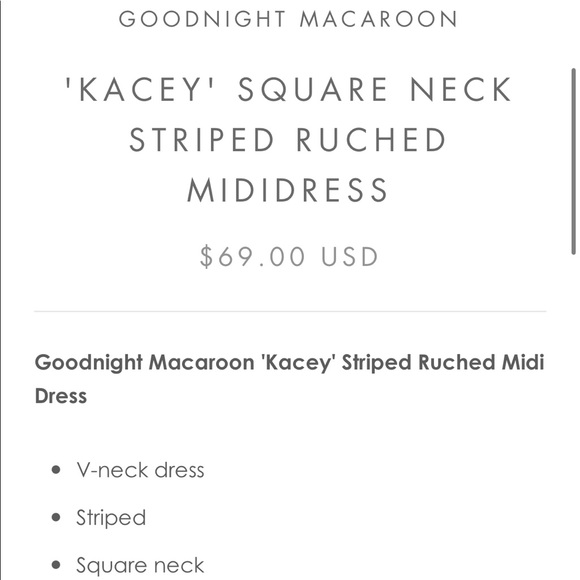 Goodnight Macaroon Dress - Picture 3 of 4